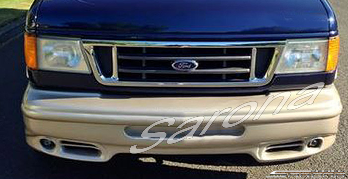 Custom Ford Econoline Van  All Styles Front Bumper (1992 - 2007) - $650.00 (Part #FD-019-FB)